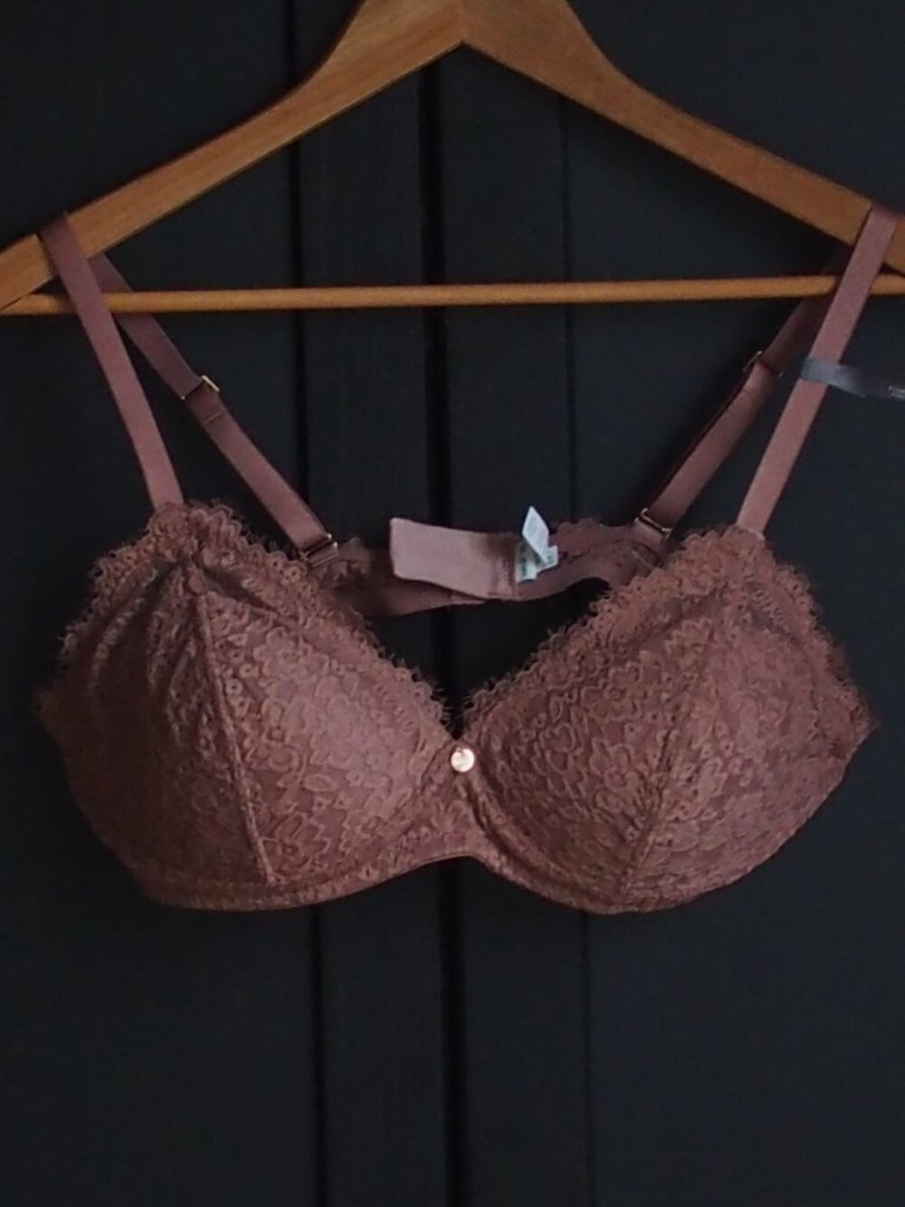 Aerie | NWT Real Power Wireless Lace Plunge Padded Bra